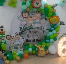 birthday Wild Safari Adventure Birthday Ring Decor